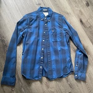 Mens Abercrombie & Fitch long sleeve button up